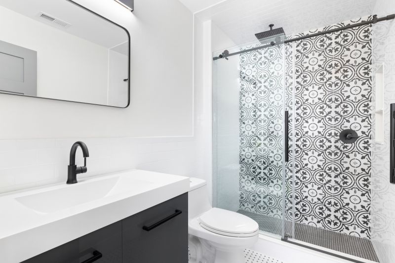 Tile Patterns in Shower Area